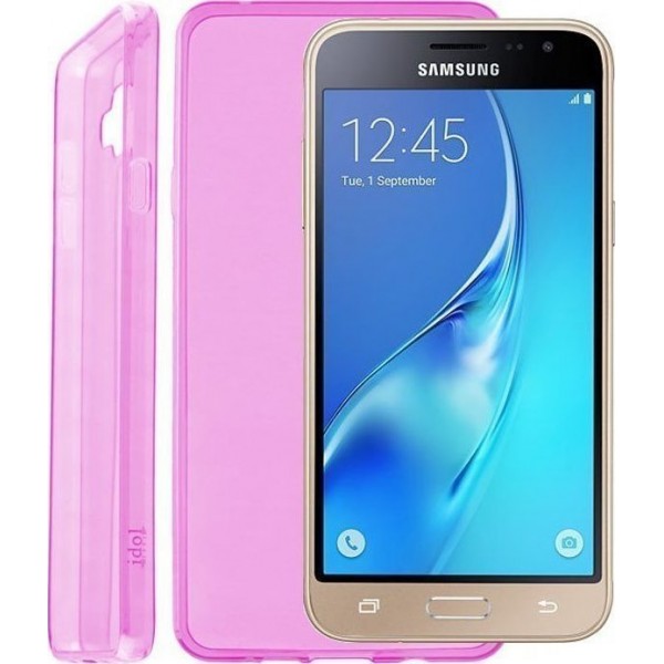 IDOL 1991 ΘΗΚΗ SAMSUNG J3 2016 J320 ULTRA THIN TPU 0.3mm ΔΙΑΦΑΝΗ ΡΟΖ