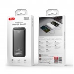 XO PB313 BLACK COLOR| Powerbank 20.000 mAh με 3 θύρες USB (2x USB-A, 1x USB-C), σε μαύρο χρώμα