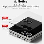 Ringke Camera Frame Protector (2 Τεμάχια) Μαύρο για Samsung Galaxy Z Flip7 Ringke Camera Frame Protector (2 Τεμάχια) Μαύρο για Samsung Galaxy Z Flip7
