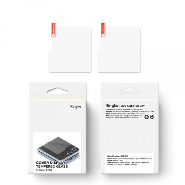 RINGKE COVER DISPLAY 2-PACK GALAXY Z FLIP 6 / 7 FE CLEAR