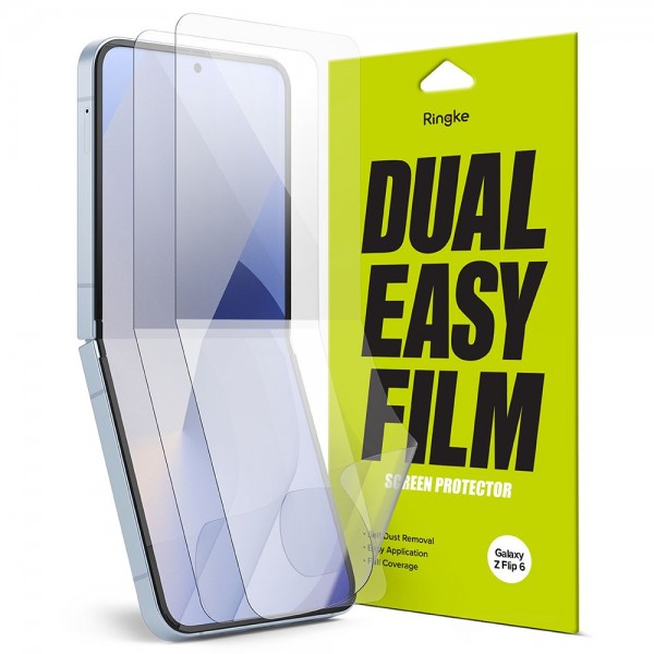 RINGKE DUAL EASY 2-PACK GALAXY Z FLIP 6 CLEAR