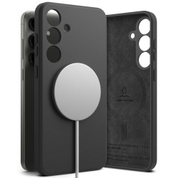 Ringke Silicone Magnetic Back Cover Σιλικόνης Black για Samsung Galaxy S25, Basic