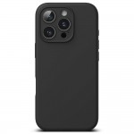 Ringke Silicone Magnetic Back Cover Σιλικόνης Black για το iPhone 16 Pro, Basic