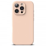Ringke Silicone Magnetic Back Cover Σιλικόνης Pink Sand για το iPhone 16 Pro, Basic
