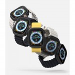 Ringke Slim 2-Pack Πλαστική Θήκη Clear & Matte Black για το Apple Watch ULTRA 1 / 2 (49 MM)