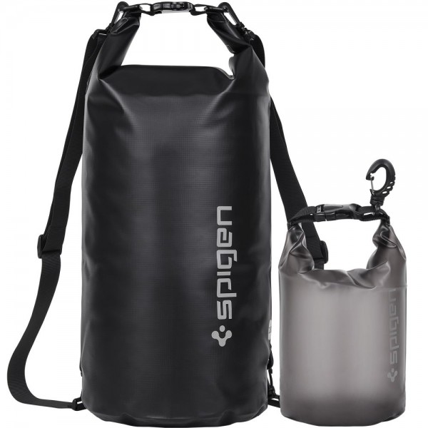 Spigen A630 Aqua Shield Dry Bag 20L + 2L, black, 2 PACK