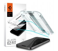 Spigen® Προστατευτικό τζάμι Ez Fit (2 Pack) για το iPhone 15 Pro, AGL06892