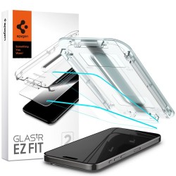 Spigen® Προστατευτικό τζάμι Ez Fit (2 Pack) για το iPhone 15 Pro, AGL06892