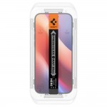 Spigen - Glas.tR EZ-FIT (1 pack) - iPhone  17 / 17 Pro / 16 Pro - Clear, AGL07935