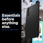 Spigen Liquid Air Back Cover Σιλικόνης Matte Black για το Samsung Galaxy A15 4G / 5G