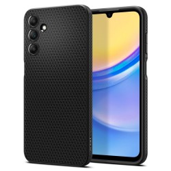 Spigen Liquid Air Back Cover Σιλικόνης Matte Black για το Samsung Galaxy A15 4G / 5G