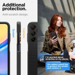 Spigen Liquid Air Back Cover Σιλικόνης Matte Black για το Samsung Galaxy A15 4G / 5G