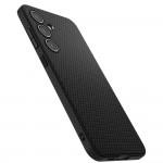 Spigen Liquid Air Back Cover Σιλικόνης Ανθεκτικό Matte Μαύρο για το Samsung Galaxy S24 FE, ACS08618
