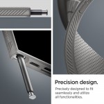 Spigen Liquid Air Back Cover Σιλικόνης Marble Grey για Samsung Galaxy S24 Ultra, ACS07448