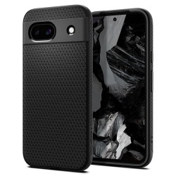 Spigen Liquid Air Back Cover Σιλικόνης Ανθεκτικό Μαύρο  για το Google Pixel 8a