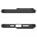 Spigen Liquid Air Back Cover Σιλικόνης Matte Μαύρο για το iPhone 15 Pro Max, ACS06562