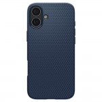 Spigen Liquid Air Back Cover Σιλικόνης Ανθεκτικό Navy Μπλε για iPhone 16, ACS08195