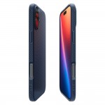 Spigen Liquid Air Back Cover Σιλικόνης Ανθεκτικό Navy Μπλε για iPhone 16, ACS08195