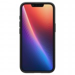 Spigen Liquid Air Back Cover Σιλικόνης Ανθεκτικό Matte Μαύρο για iPhone 16E, ACS08161