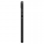 Spigen Liquid Air Back Cover Σιλικόνης Ανθεκτικό Matte Μαύρο για iPhone 16E, ACS08161