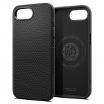 Spigen Liquid Air MagSafe Back Cover Σιλικόνης Ανθεκτικό Matte Μαύρο για iPhone 16E/17E, ACS09151