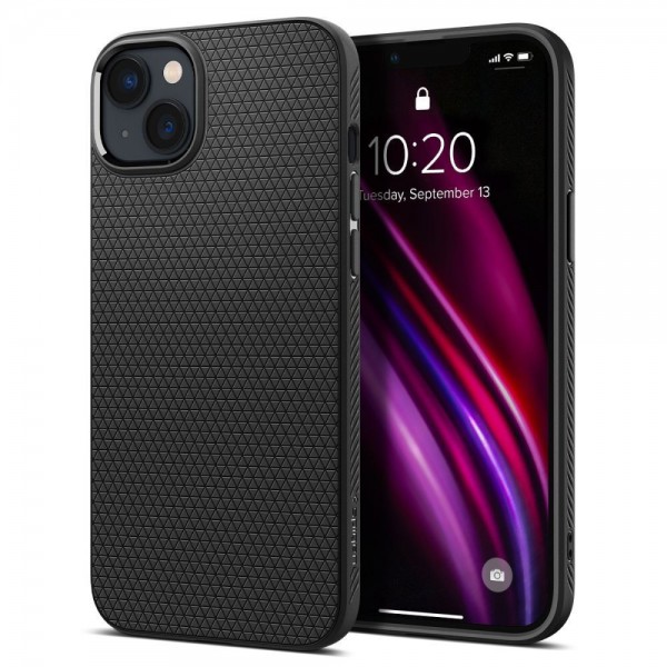 Spigen Liquid Air Θήκη για iPhone 14 Plus / 15 Plus Matte Black