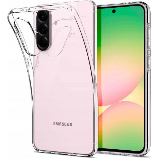Spigen Liquid Crystal Back Cover Σιλικόνης Crystal Clear για Samsung Galaxy A56 5G, ACS09296