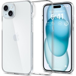 Spigen Liquid Crystal Back Cover Σιλικόνης Crystal Clear για το iPhone 15, ACS06786
