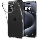 Spigen Liquid Crystal Back Cover Σιλικόνης Ανθεκτική Διάφανο για το iPhone 15 Pro