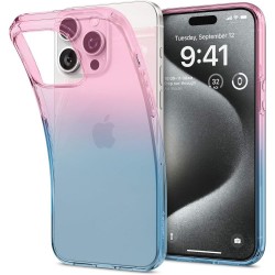 Spigen Liquid Crystal Gradation Pink Back Cover Σιλικόνης Ανθεκτική για το iPhone 15 Pro, ACS06700