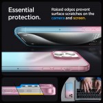 Spigen Liquid Crystal Gradation Pink Back Cover Σιλικόνης Ανθεκτική για το iPhone 15 Pro, ACS06700