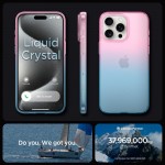 Spigen Liquid Crystal Gradation Pink Back Cover Σιλικόνης Ανθεκτική για το iPhone 15 Pro, ACS06700