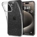 Spigen Liquid Crystal Back Cover Σιλικόνης, Glitter Crystal - Διάφανο για το iPhone 15 Pro Max, ACS06559