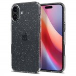 Spigen Liquid Crystal Glitter Back Cover Σιλικόνης, Διάφανο για iPhone 16 ACS08192