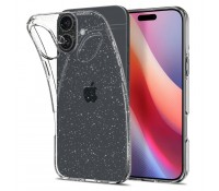 Spigen Liquid Crystal Glitter Back Cover Σιλικόνης, Διάφανο για iPhone 16 ACS08192