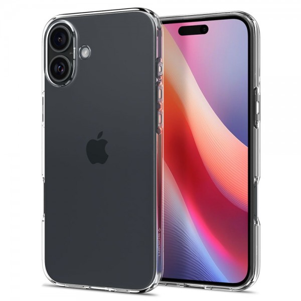 Spigen Liquid Crystal Back Cover Σιλικόνης, Διάφανο για iPhone 16 Plus, ACS08064