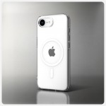 Spigen Liquid Crystal MagSafe Θήκη - Back Cover - Σιλικόνης Διαφανή - Άσπρη για το Apple iPhone 16e/17e, ACS09150