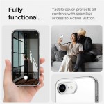Spigen Liquid Crystal MagSafe Θήκη - Back Cover - Σιλικόνης Διαφανή - Άσπρη για το Apple iPhone 16e/17e, ACS09150