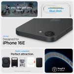 Spigen Liquid Crystal MagSafe Θήκη - Back Cover - Σιλικόνης Διαφανή - Άσπρη για το Apple iPhone 16e/17e, ACS09150