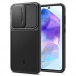 Spigen Optik Armor Back Cover Μαύρο για Samsung Galaxy A55 5G, ACS07535