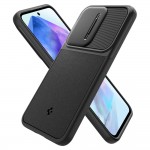 Spigen Optik Armor Back Cover Μαύρο για Samsung Galaxy A55 5G, ACS07535