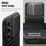 Spigen Optik Armor Back Cover Μαύρο για Samsung Galaxy A55 5G, ACS07535