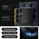 Spigen Optik Armor Back Cover Πλαστικό Ανθεκτική Μαύρο Samsung Galaxy S23 Ultra