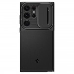 Spigen Optik Armor Back Cover Πλαστικό Ανθεκτική Μαύρο Samsung Galaxy S23 Ultra