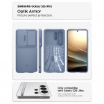 Spigen Optik Armor Back Cover Σιλικόνης / Πλαστικό γιαSamsung Galaxy S26 Ultra, Μπλε 