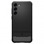 Spigen Rugged Armor Back Cover Σιλικόνης Ανθεκτική Matte Black Samsung Galaxy S23