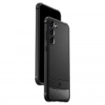Spigen Rugged Armor Back Cover Σιλικόνης Ανθεκτική Matte Black Samsung Galaxy S23