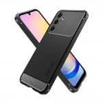 Spigen Rugged Armor matte black για το Samsung Galaxy A25 5G, ACS06831