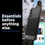 Spigen Rugged Armor matte black για το Samsung Galaxy A25 5G, ACS06831