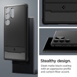 Spigen Rugged Armor Back Cover  Μαύρο για Samsung Galaxy S24 Ultra, ACS07286